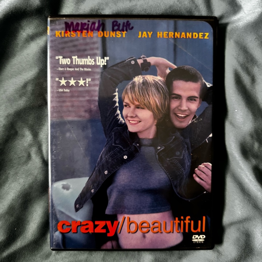 Crazy/Beautiful (DVD, 2001) Tested, Working